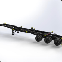 MODEL 8: 20-40-45 FEET TRIDEM COMBO SLIDER CONTAINER CHASSIS (M453-V1-P)