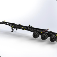 MODEL 3: 20-40 FEET TRIDEM COMBO SLIDER CONTAINER CHASSIS