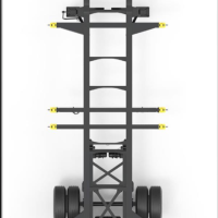 MODEL 3: 20-40 FEET TRIDEM COMBO SLIDER CONTAINER CHASSIS