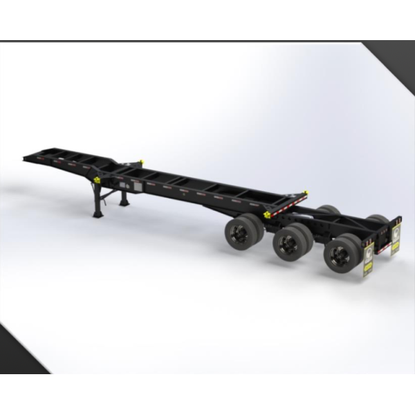 MODEL 6: 31’ HEAVY-DUTY EXTENDABLE 3 AXLE CHASSIS CONTAINER (S403-V1-P)