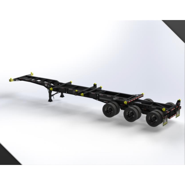 MODEL 8: 20-40-45 FEET TRIDEM COMBO SLIDER CONTAINER CHASSIS (M453-V1-P)